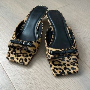 Steve Madden Meme Mule in Leopard sz 7.5